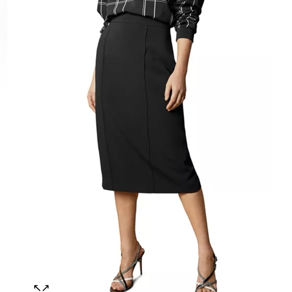 Ted Baker- Raees Pintuck Detail Pencil Skirt